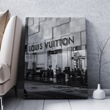 Load image into Gallery viewer, Louis Vuitton wall art on stretched canvas
