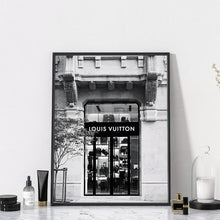 Load image into Gallery viewer, Powder Room decor with Louis Vuitton photography print
