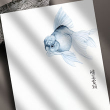 Load image into Gallery viewer, Oriental Fish Watercolor Print no. 1
