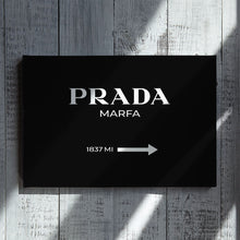 Load image into Gallery viewer, Black Marfa Canvas Print

