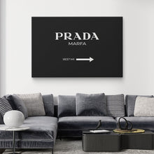 Load image into Gallery viewer, Black Marfa Canvas Print
