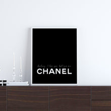 Load image into Gallery viewer, Coco Chanel quote poster
