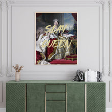 Load image into Gallery viewer, Humorous history wall art featuring Queen Victoria

