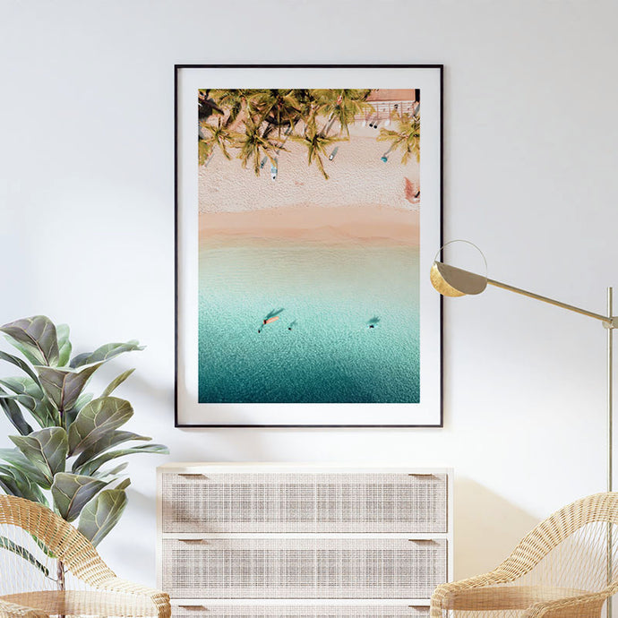 Surf beach photography print