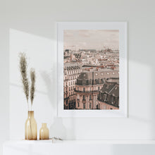 Load image into Gallery viewer, Paris Photography poster in white frame

