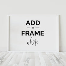 Load image into Gallery viewer, White Wood Frame
