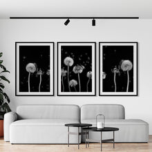 Load image into Gallery viewer, Set of 3 Dandelion Wall Art Prints
