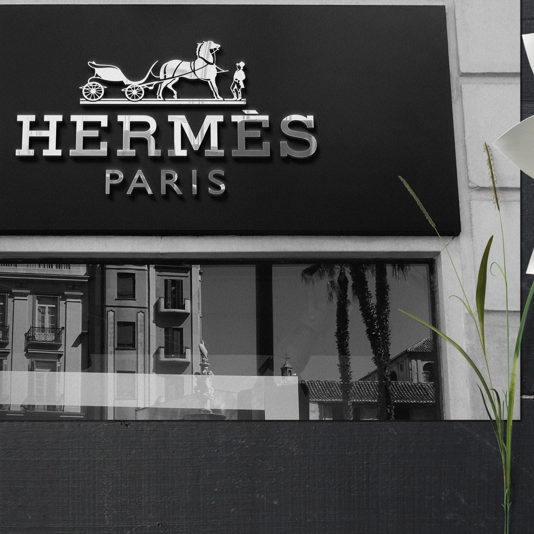 Huge Vintage Hermes Store Framed Print  Store fronts, Hermes store, Framed  art