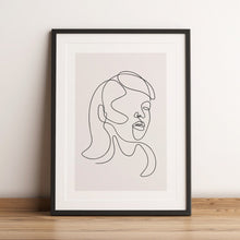 Load image into Gallery viewer, Set of 3 Continuous Line Face Prints
