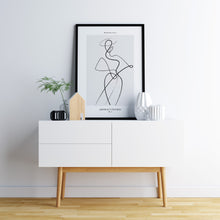 Load image into Gallery viewer, minimalism series line art print
