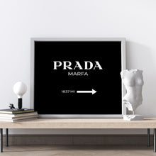 Load image into Gallery viewer, Fashion wall art featuring Prada Marfa image
