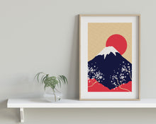Load image into Gallery viewer, Mount Fuji Graphical Print
