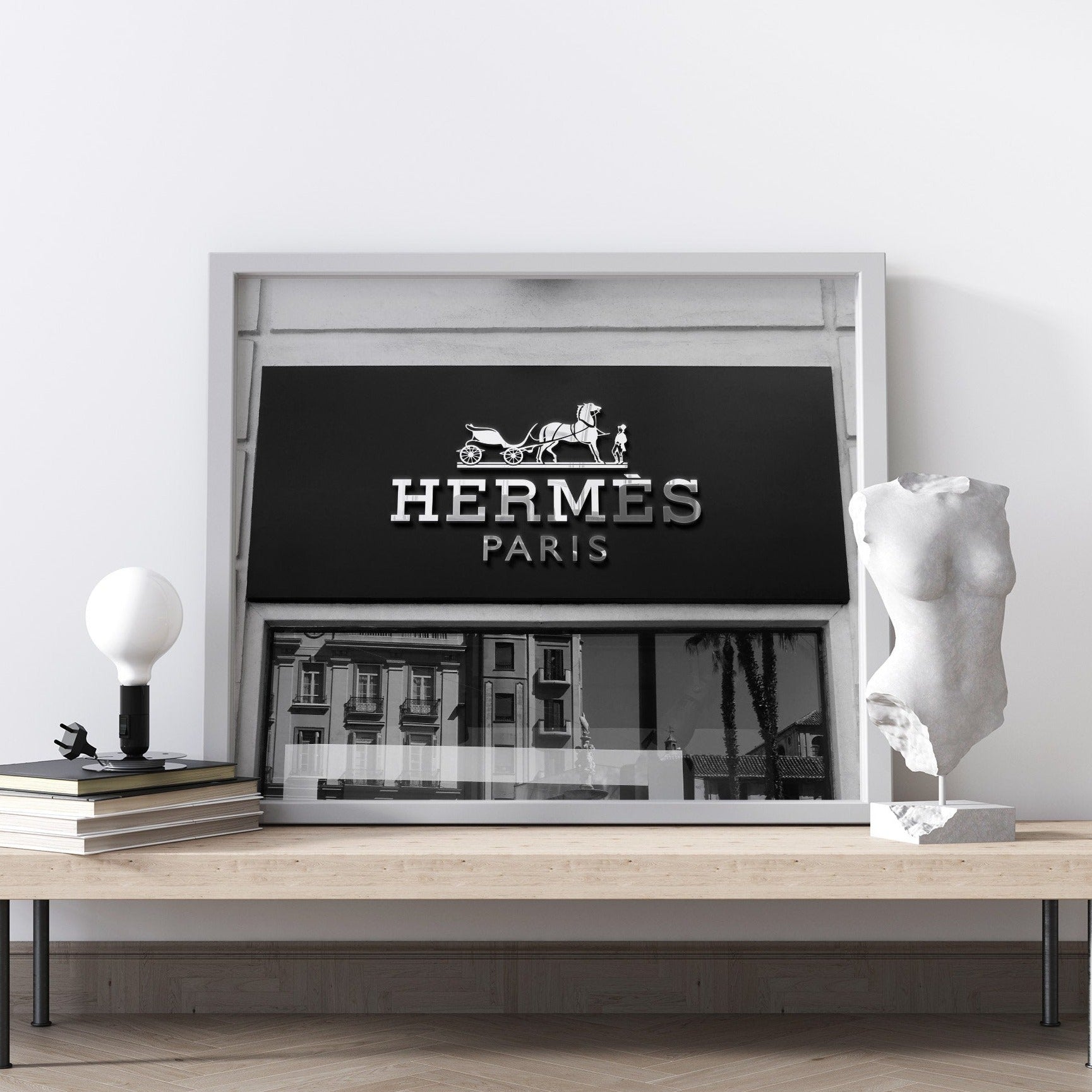 Hermes Shop Photo Store Front Print St Tropez Poster France 