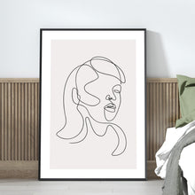 Load image into Gallery viewer, Set of 3 Continuous Line Face Prints
