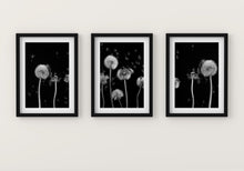 Load image into Gallery viewer, Set of 3 Dandelion Wall Art Prints

