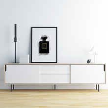 Load image into Gallery viewer, Large Chanel Coco perfume bottle art print
