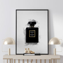 Load image into Gallery viewer, Coco Chanel perfume bottle poster
