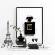Load image into Gallery viewer, Chanel perfume bottle artwork
