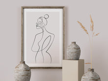 Load image into Gallery viewer, Serenity line art print

