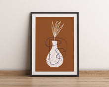 Load image into Gallery viewer, Terracotta Terrazzo Vase Print
