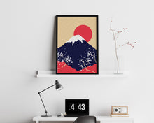 Load image into Gallery viewer, Mount Fuji Graphical Print

