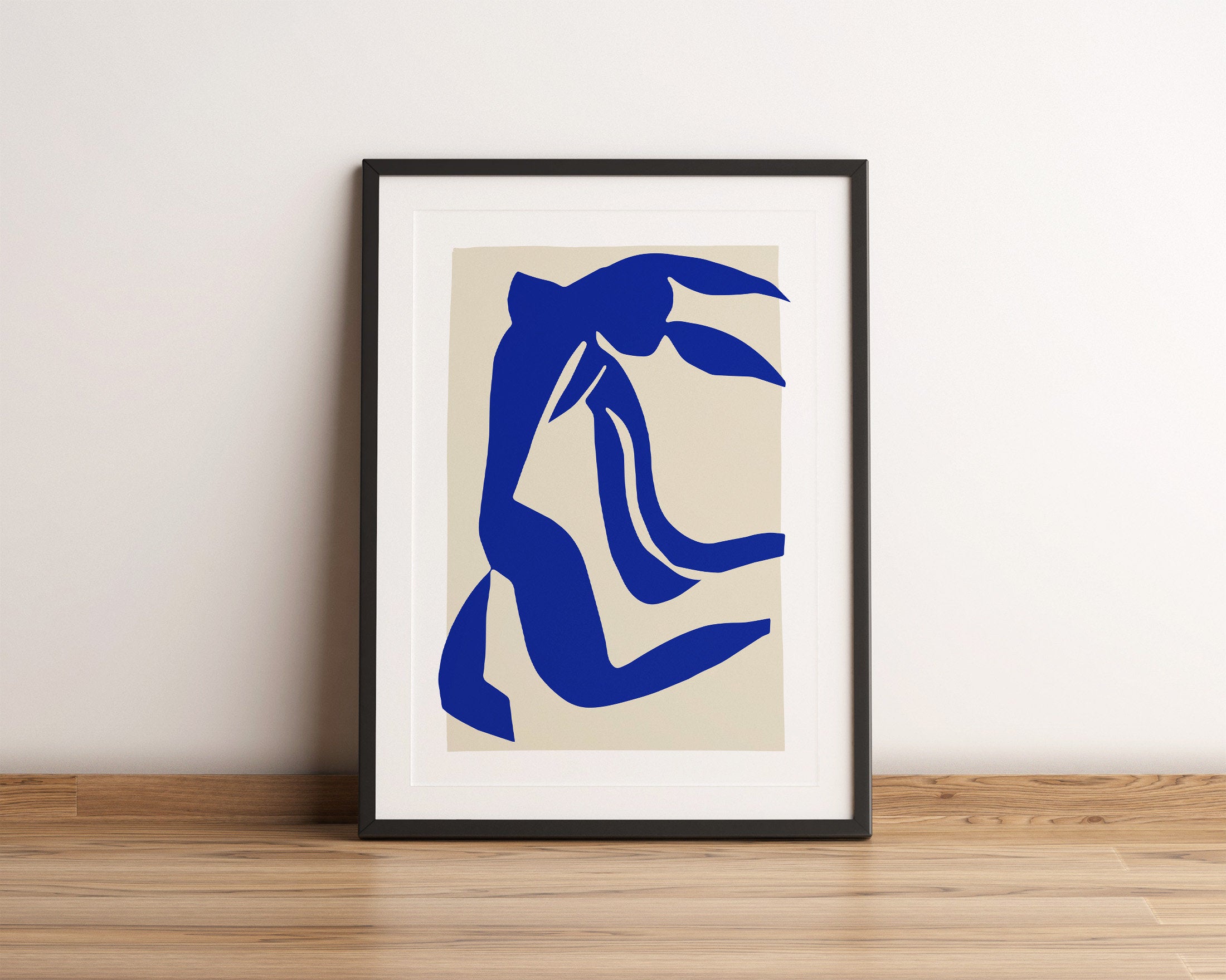 Matisse Blue Nude Cutout Print