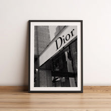 Load image into Gallery viewer, Black &amp; white Dior poster
