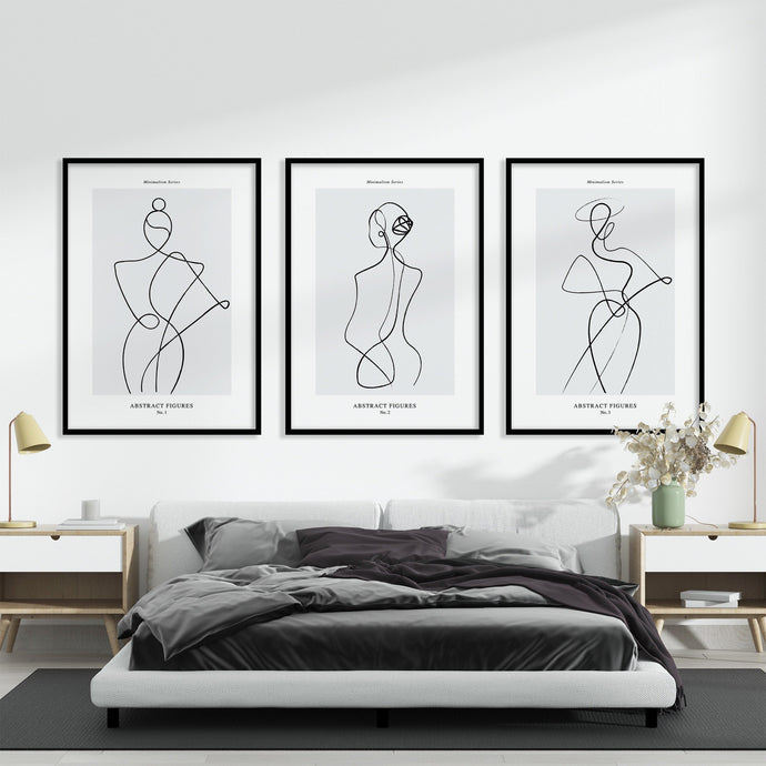 set of 3 minimalist prints