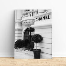 Load image into Gallery viewer, Black and white fashion wall art on canvas
