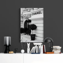 Load image into Gallery viewer, Modern interior with a Chanel canvas print 
