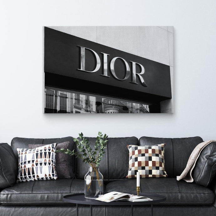 Dior canvas wall art