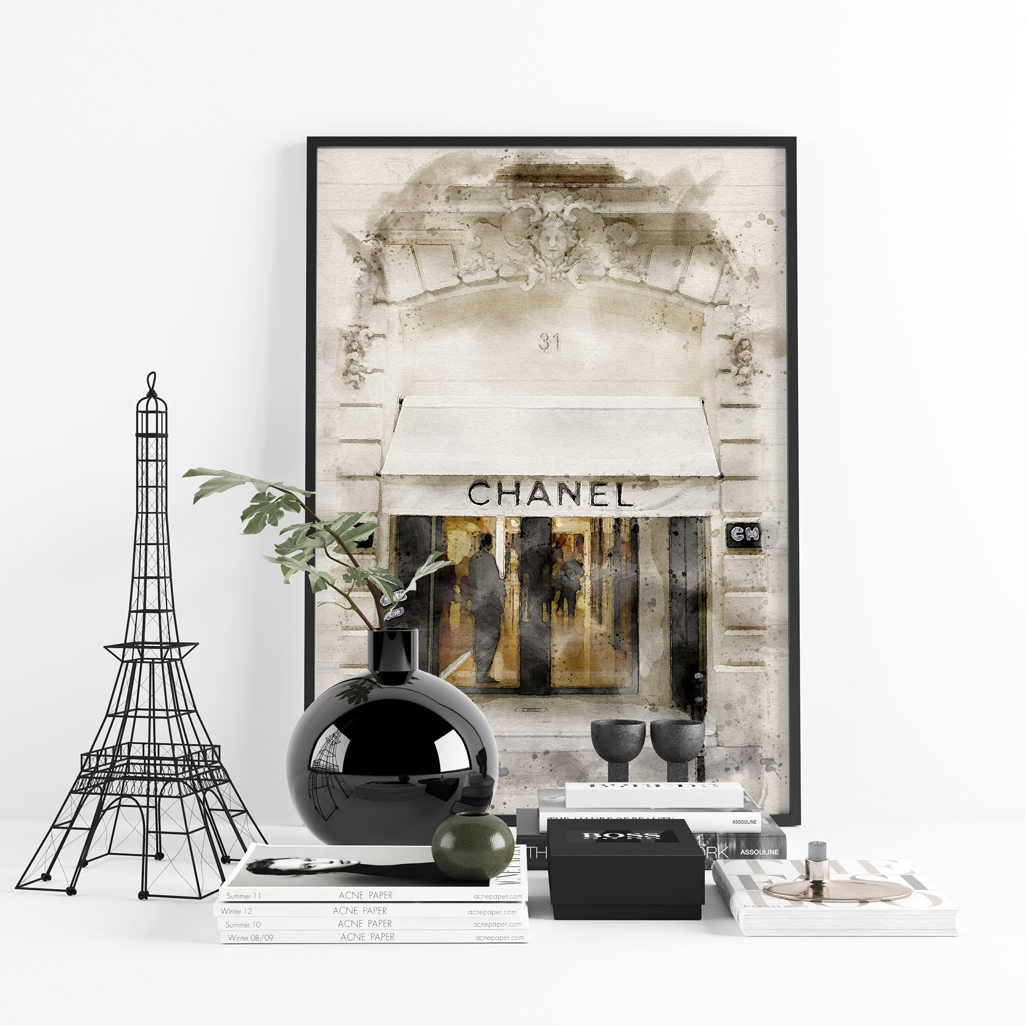 Chanel store print