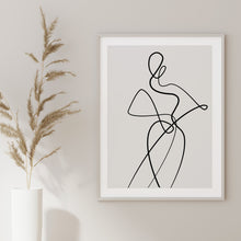 Load image into Gallery viewer, Antibes line art print
