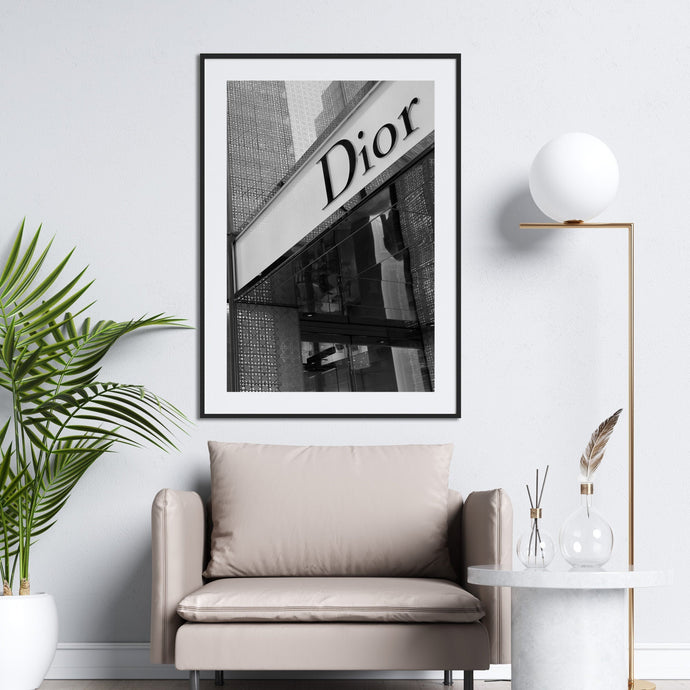 Dior wall art print