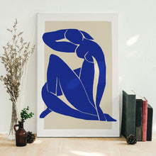 Load image into Gallery viewer, Set of 3 Matisse Blue Nudes Canvas Prints
