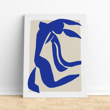 Load image into Gallery viewer, Matisse blue nude print on canvas
